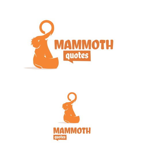 Logo Concept for Mammoth Quotes