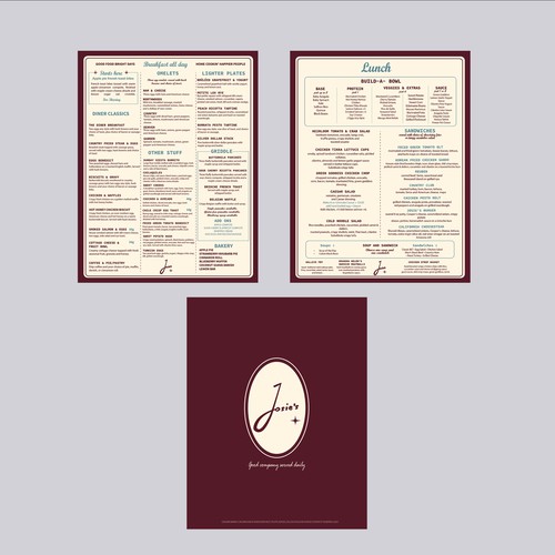 menu design
