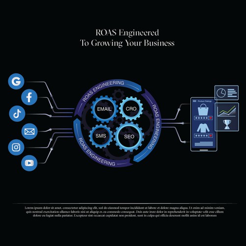 Infographic Illustration for Marketing Website