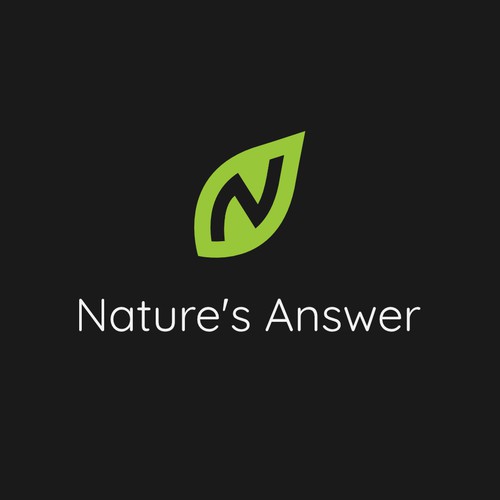 Minimalist Logo for Natural Therapy Company