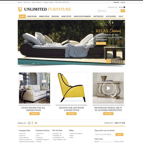 Furniture E-commerce Design