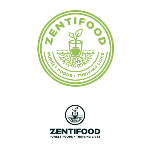 Logo/emblem for organic food distribution