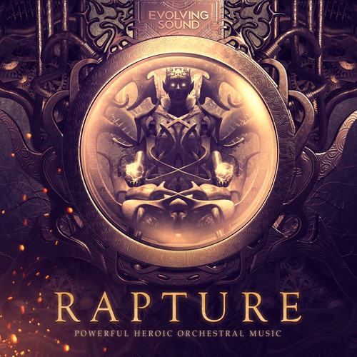 3D Futuristic Trailer Music Album Cover
