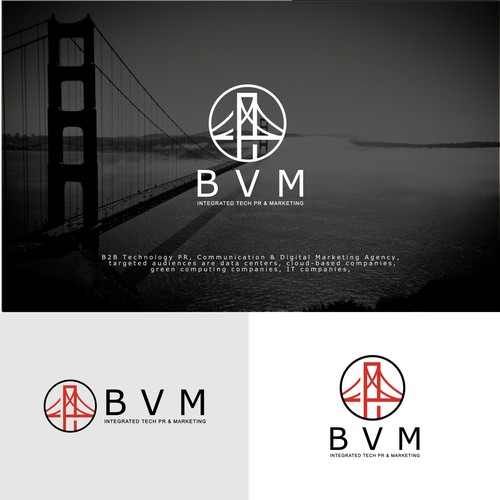 BVM bridge logo concept