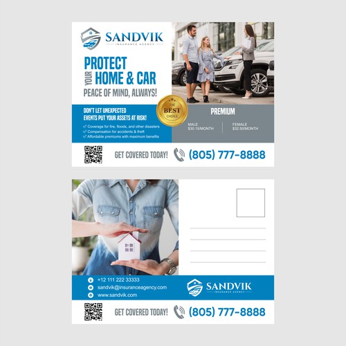 SANDVIK Postcard Design Project
