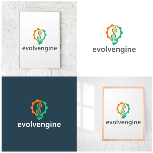 Evolvengine Logo Designs
