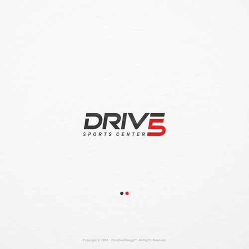 Drive5 Sports Center needs clean, modern, high-impact logo.