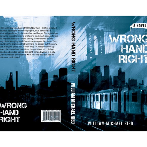 Thriller book cover