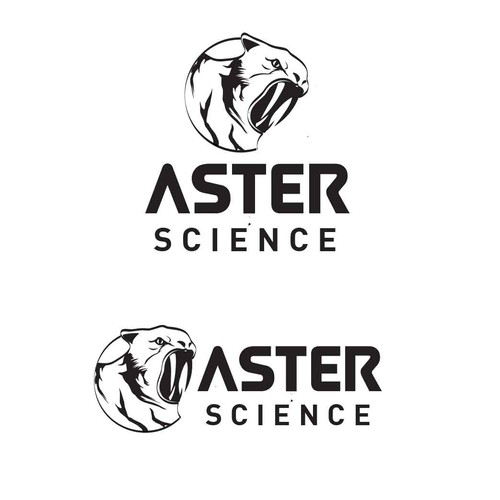 Powerful Tiger Logo For Aster Science