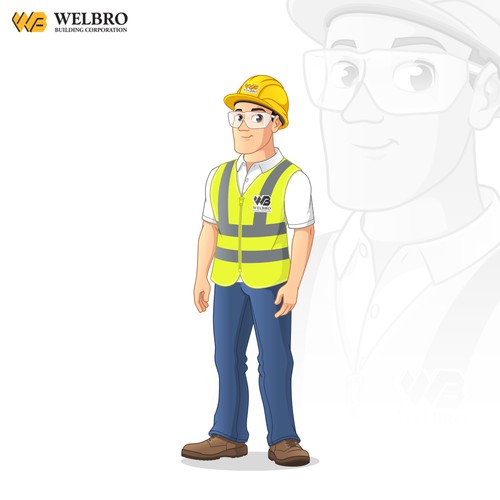 Mascot Design for WELBRO Building Corp.