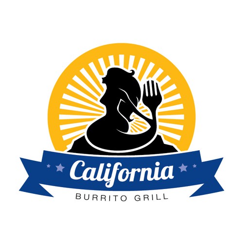 Mascot logo for a diner