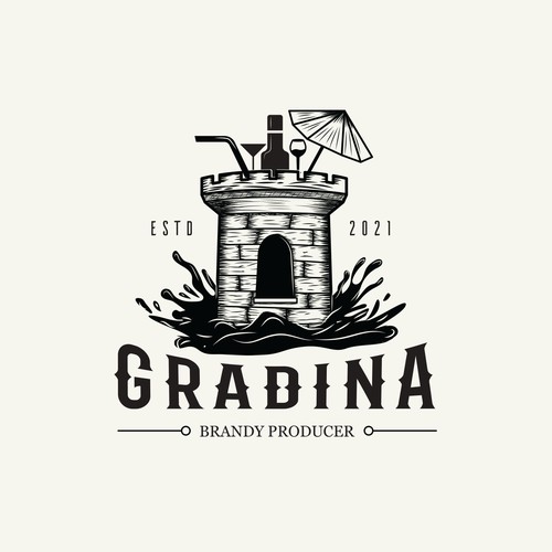 Powerful logo for our new Brandy Label! Cheers!