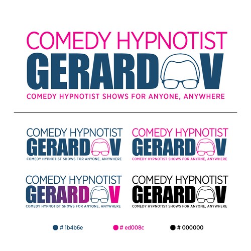  Logo Design of a Comedy Hypnotist Gerard V