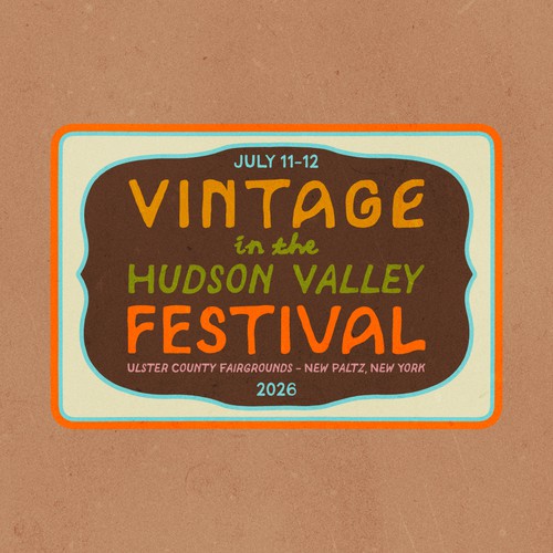 Logo Concept for Vintage in the Hudson Valley Festival