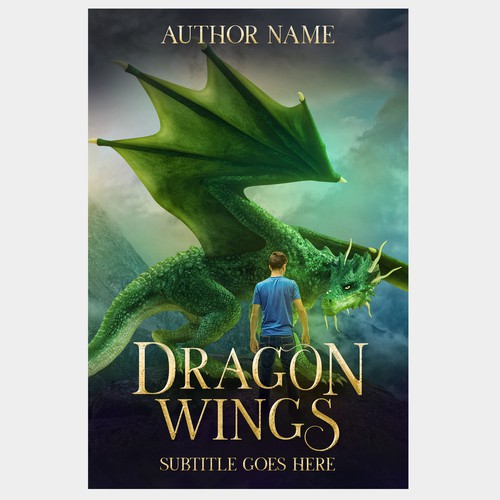 Premade cover for YA Dragon Fantasy 