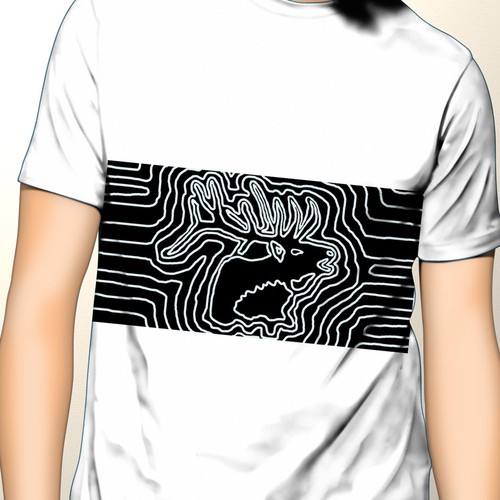 T-shirt illustration for 'Parallel 46'