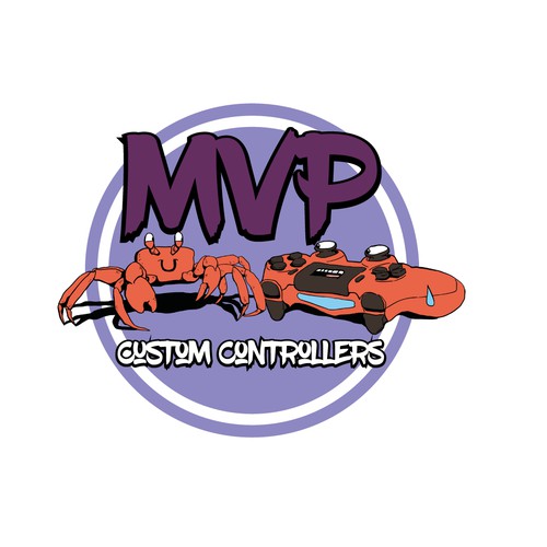 Ideation for custom controller logo.