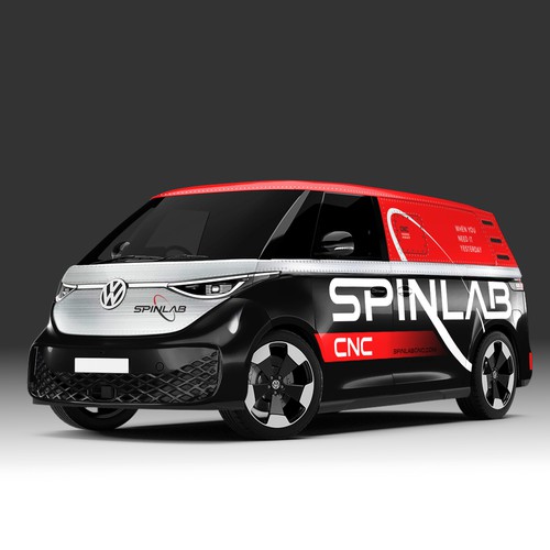 Spinlab CNC Van Wrap Design