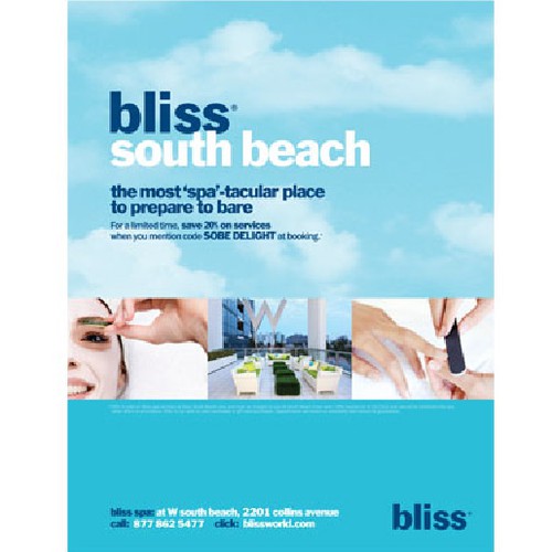 Bliss Spa Advertisement