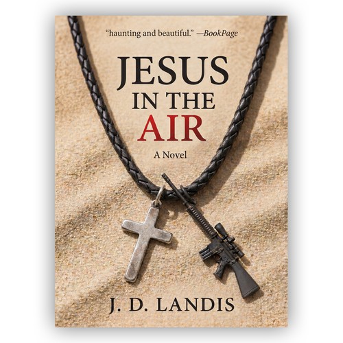 Design a literary book cover for Jesus in the Air