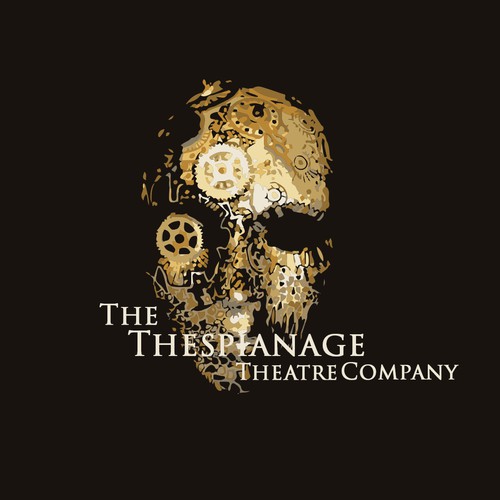 Steampunk styled logo for Theater Comapany