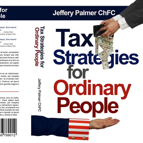 Bold design for book about tax