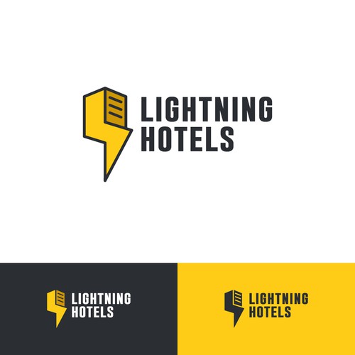 Lightning hotel logo