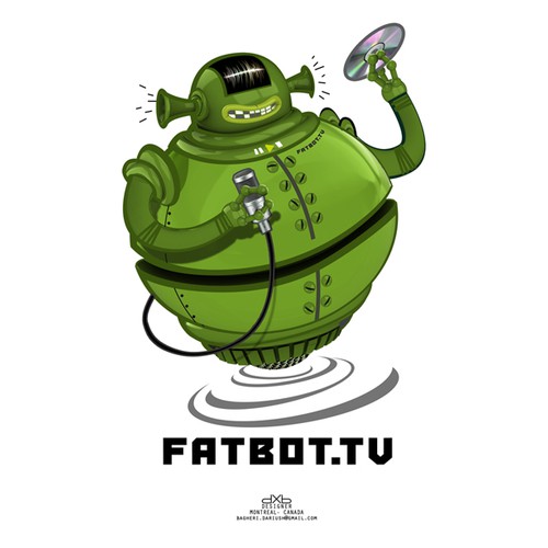 Fatbot.tv illustration concept