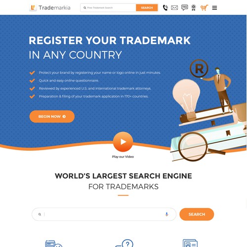 Website for Trademarkia
