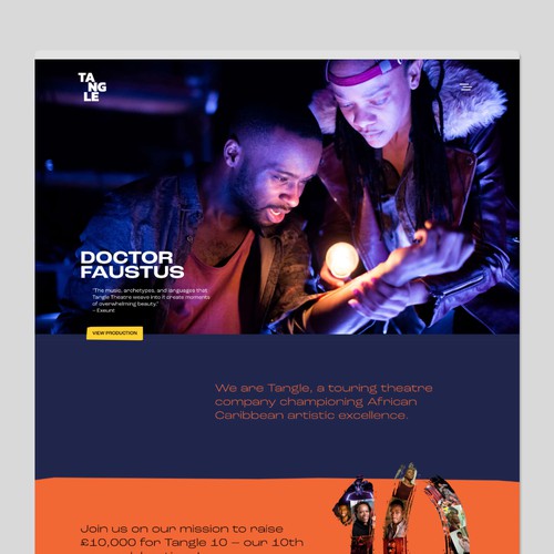 Theatre Company Brand + Website