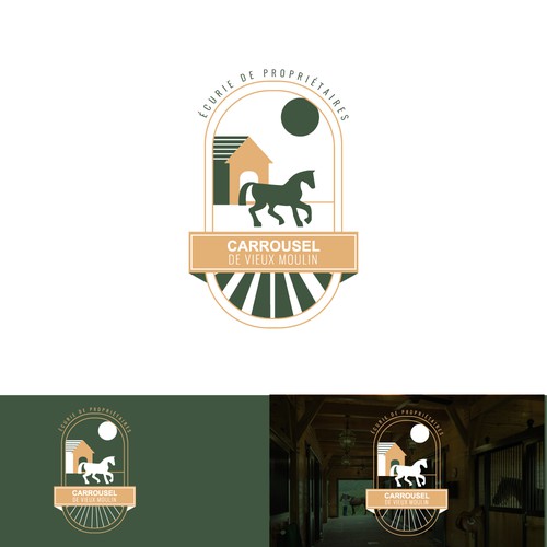 Logo design : Carrousel de Vieux Moulin