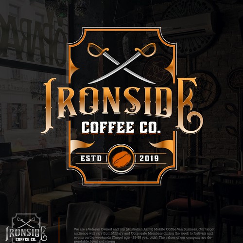 Logo concept for coffee company