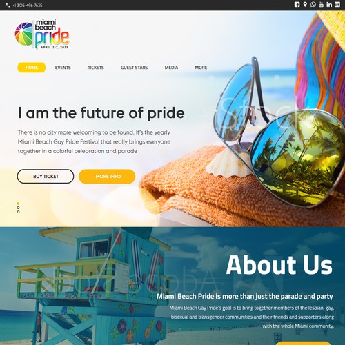 Miami Beach Pride Web Design