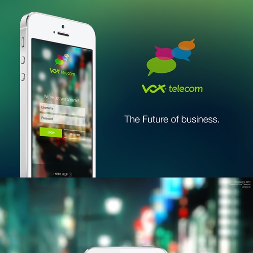 Mobile app for telecoms operator