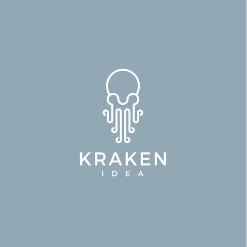 Bold logo concept for Kraken Idea