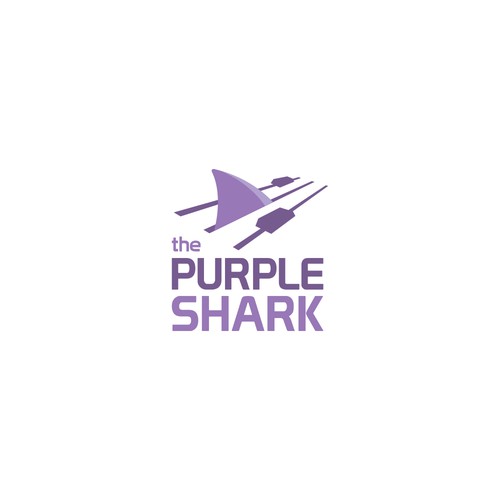 Logo Concept for Purple Shark