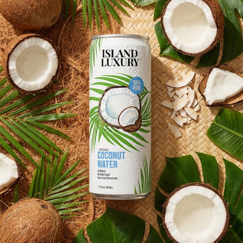 Packaging Design for Island Luxury Coconut Water