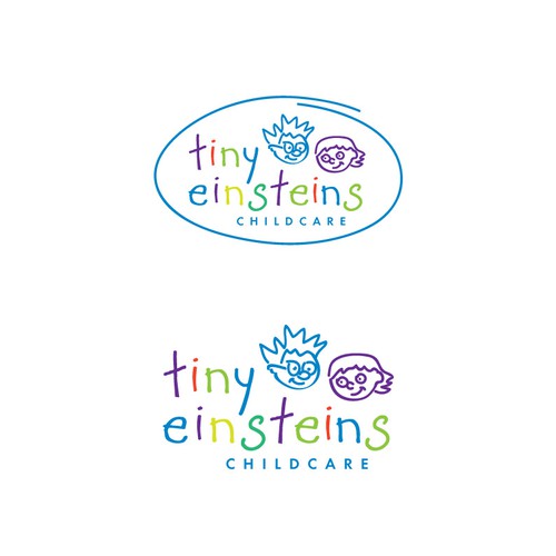 Logo for a childcare educational brand