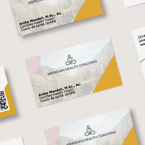 Business Card for an Health Coach