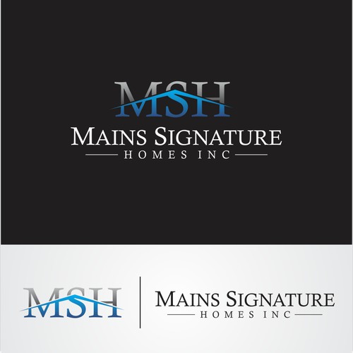 Help Mains Signature Homes Inc. with a new logo