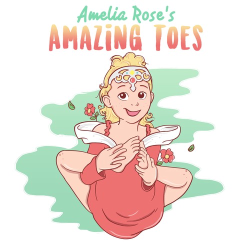 Amelia Rose's Amazing Toes Illustration