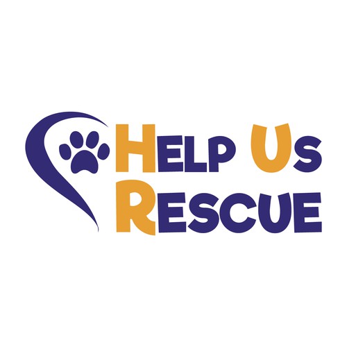 Logo for an organization that rescue senior dogs