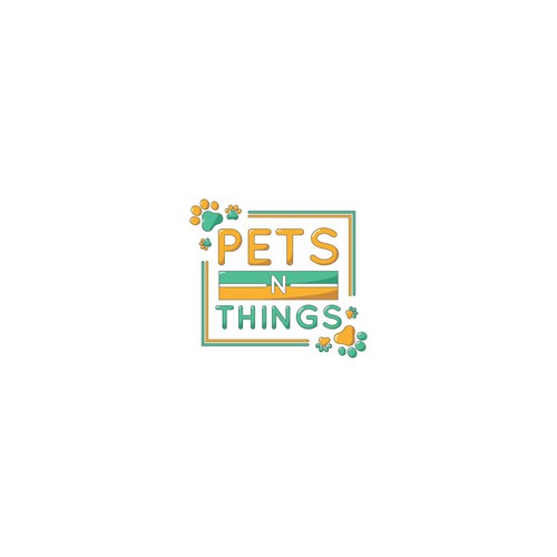 Fun logo for pets n things