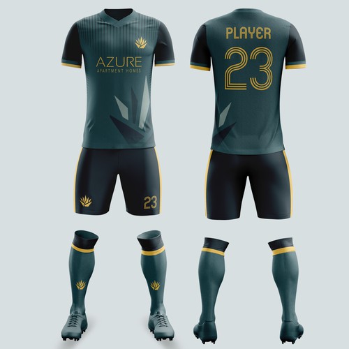 Football/soccer jersey for Azure