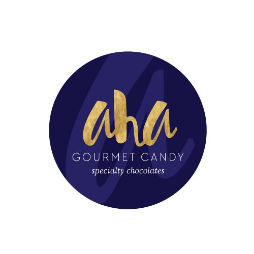 Modern Logo for aha chocolates