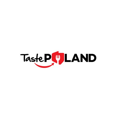 Logo concept for food travel portal