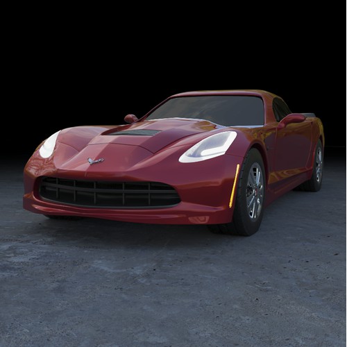 3D Chevrolet Corvette