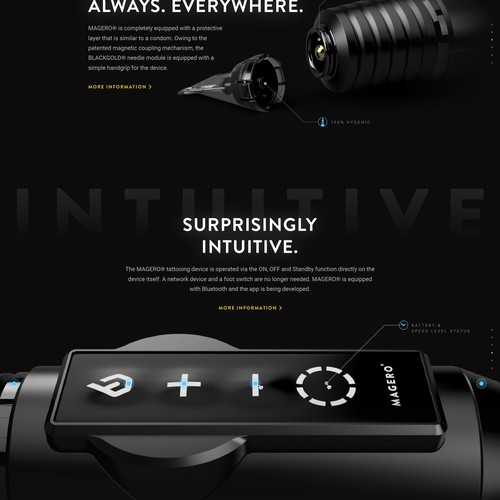 High-end tattoo wireless machine