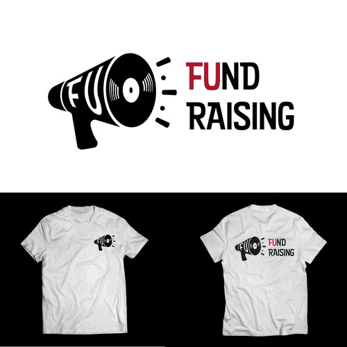 Bold logo for fundraising app