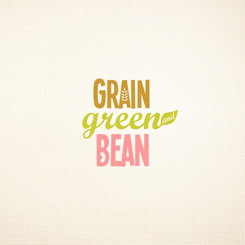 Magnetic logo for Grain, Green and Bean